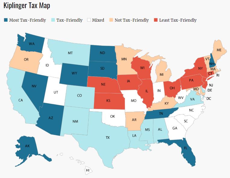 Kiplinger Kansas is 10th least friendly state for taxes The Sentinel