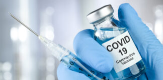 COVID vaccine injection shot