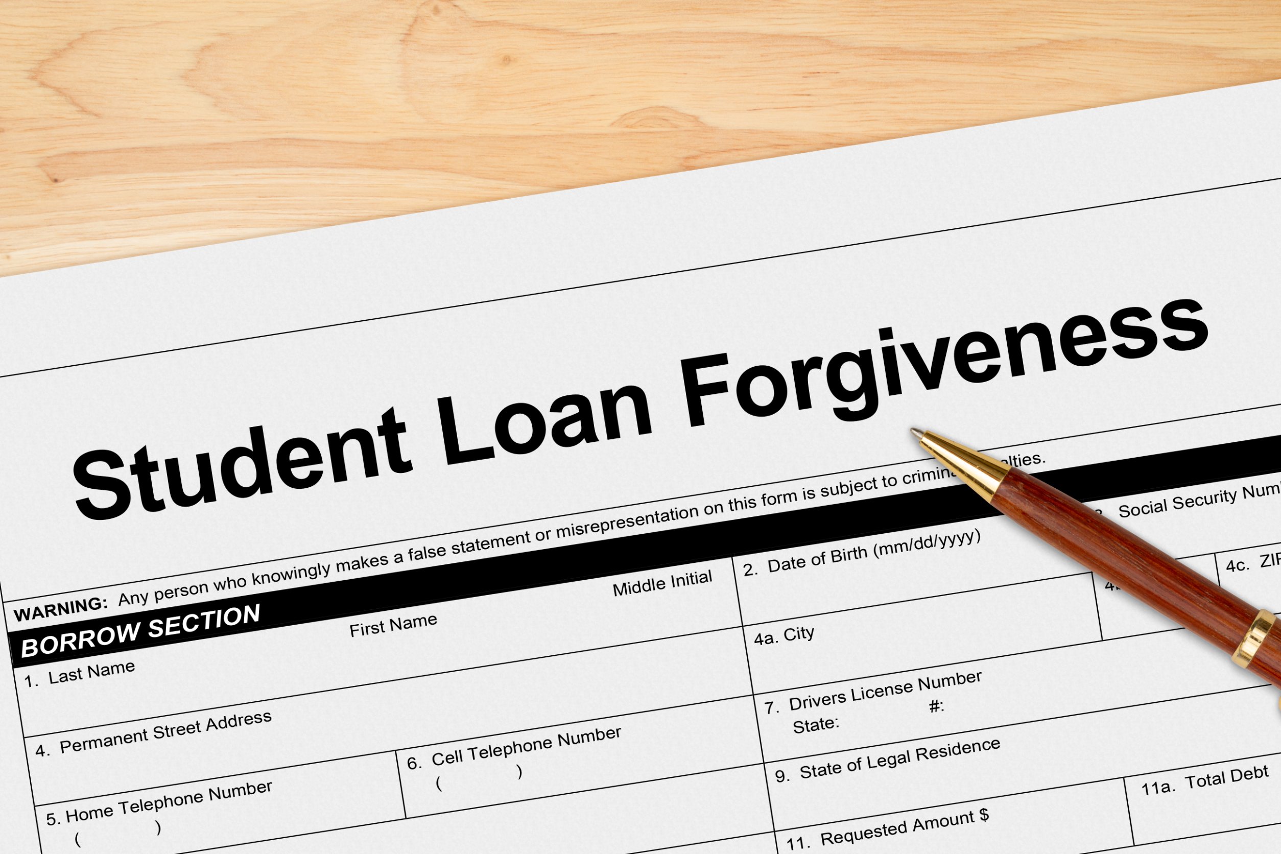 Student Loan Forgiveness Application