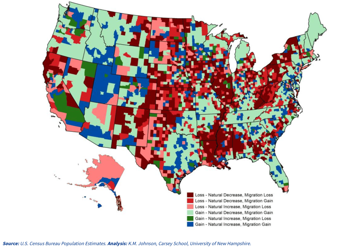 State Annual Population Change 2020 2021 2022 Census 2020